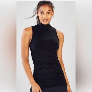 Fabletics seamless mock neck active tank L